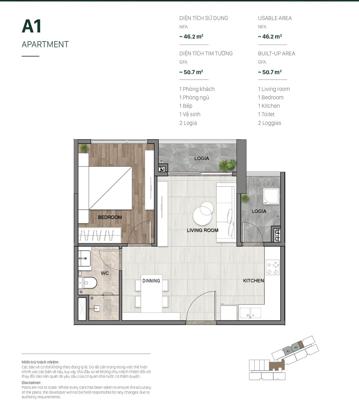 LAYOUT CĂN HỘ SETIA – THÁP AZELEA